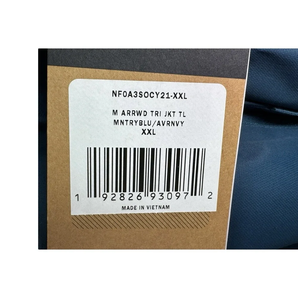 The North Face Arrowood Triclimate Jacket NFOA3SOCY21 Men's Sz‎ XXL